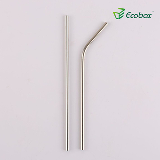 Ecobox Reusable Straw 304 Gobelet en acier inoxydable pour boire du lait pour les magasins Zerowaste 
